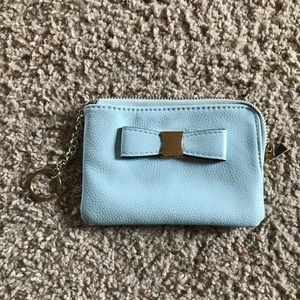 Mint wallet/wristlet